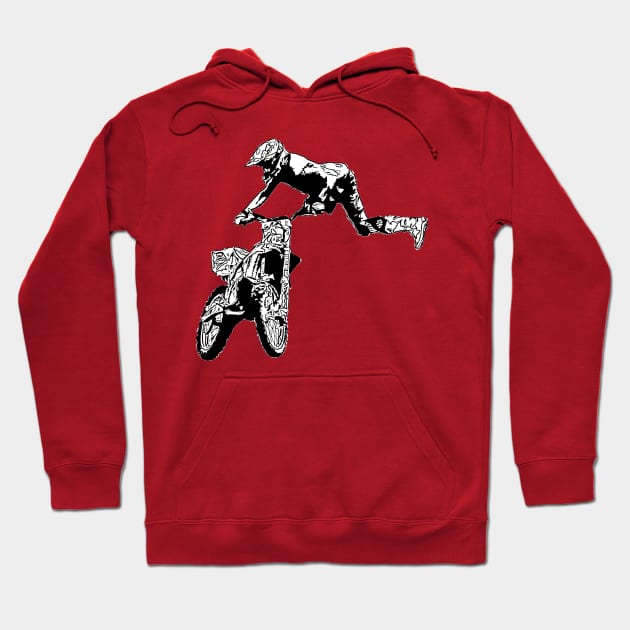 motocross freestyle Hoodie by rickylabellevie